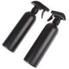 2 x 500 ml schwarze Kunststoff-Triggerflasche, Auto-Reinigungsspray, Multifunktionsflasche