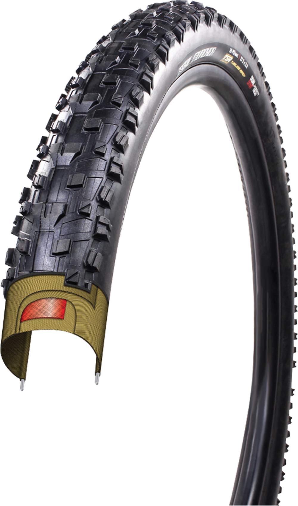 

SERFAS Trail Muncher Tubeless MTB Tire, Black, 27.5-inch [650B] x 2.8