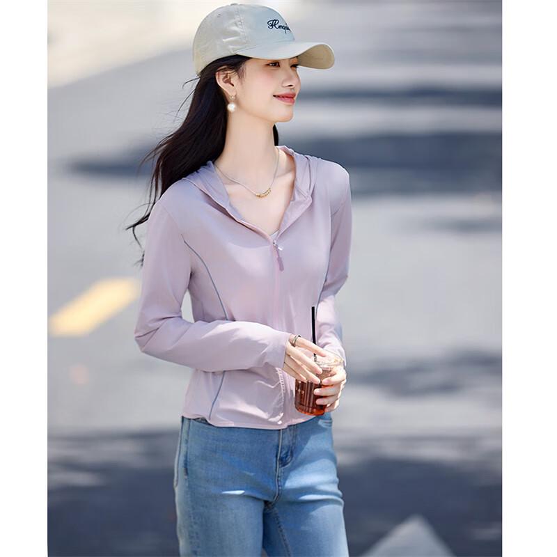 

Women s UPF50+ Cooling Lightweight Slim-Fit Sun Protection Jacket M