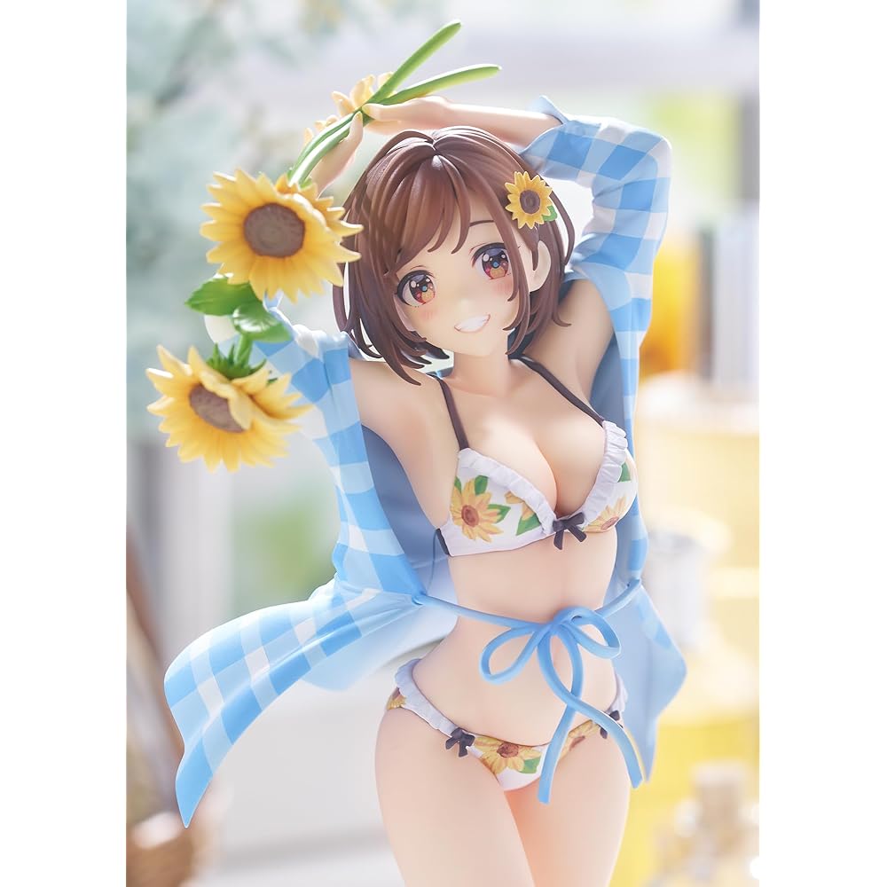 PLUMPMOA Morikura Madoka Original Illustration [Sunflower Girl] 1/7 Scale PVC Pre-painted Complete Figure PF377