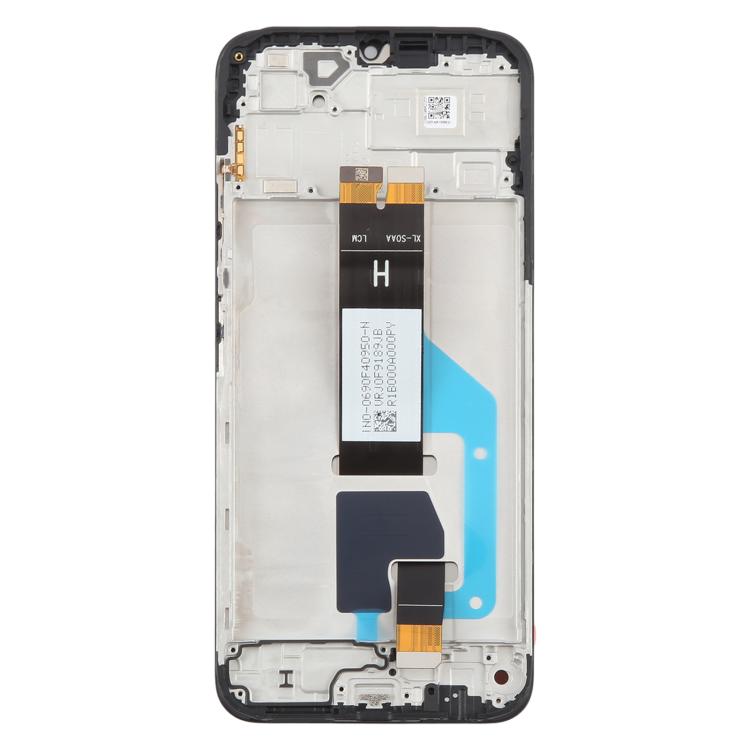 LCD Screen Digitizer Full Assembly with Frame, Compatible with Redmi A7 Pro 5G / 15a 5G / Poco C85x, Phone Repair Spare Part
