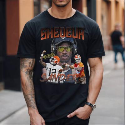 Shedeur Sanders Bootleg Shirt Shedeur Sanders Cleveland Watch Grafik-T-Shirt