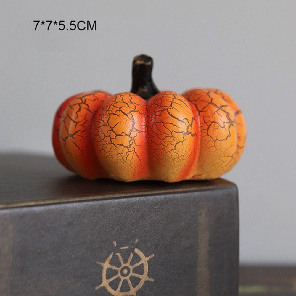 Hot Artificial light Props Pumpkin Halloween Pumpkin LED Light Bar Decoration Resin Lamp