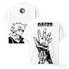 2026 Summer Soul Eater Soul Evans Double-Sided Anime Unisex Vintage Washed Street Style Loose Casual T-Shirt