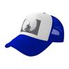 Neue Trucker-Kappen Mond Kieferbaum Druck Netz Baseballkappe Damen mit verstellbarem Snapback-Verschluss