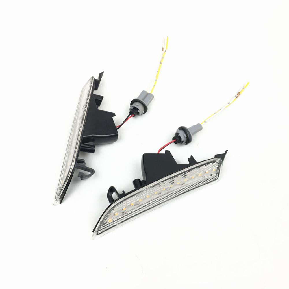 For Mazda Miata MX5 2016 2017 2018 2019 2020 2021 LED Side Marker Light Fender Bumper Lamp Front Amber Red Rear