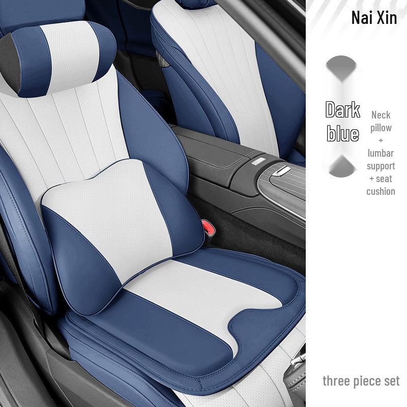 Compatible Headrest and Lumbar Support Cushion for BYD Seagull, Seal, Dolphin, Yuan PLUS Cars