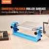 Slip Roll Machine, 610 mm Forming Width, Sheet Metal Slip Roller Rolling Bending Machine, with 2 Detachable Rollers for Low Carbon Steel Copper Sheet