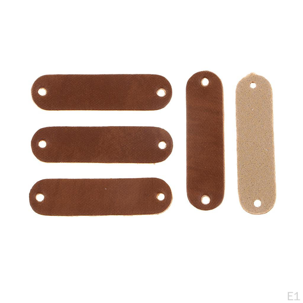 PU Leather Label Sew On Labels