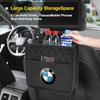 Seat Storage Bag PU Leather Box Storage Bag Phone Tissue Drink Purse For BMW 2 Series F22 F23 F45 F46 F87 F44