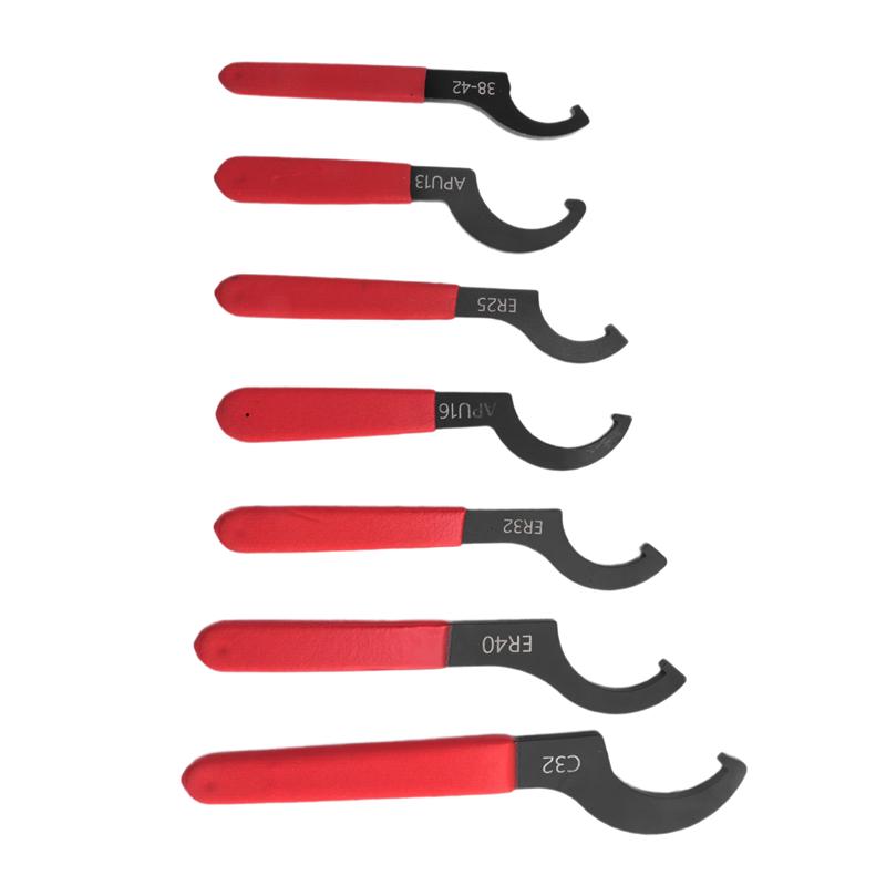 AD23-7PCS Adjustable Wrench Sets Professional Universal Rubber Handle Wrench Spanner Tool