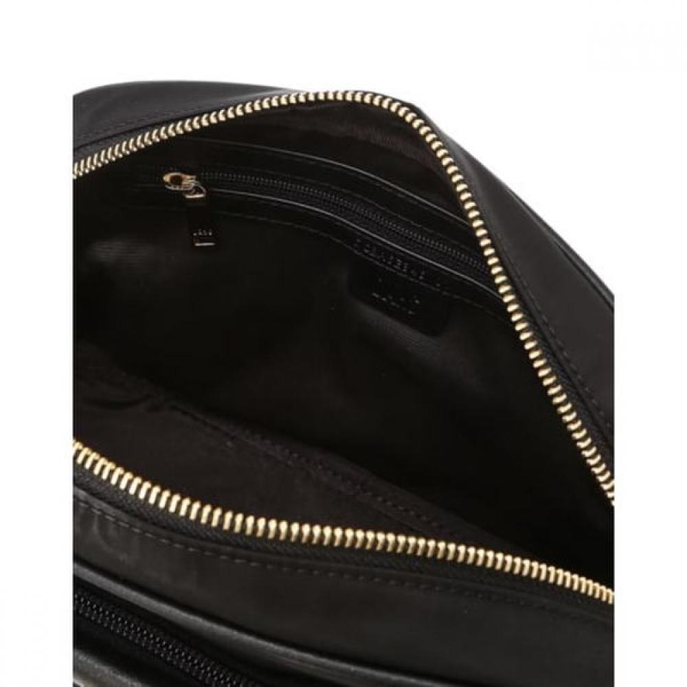 Daks Black Shirring Point Nylon Crossbody Bag Dd Detail Dcba6f346bk