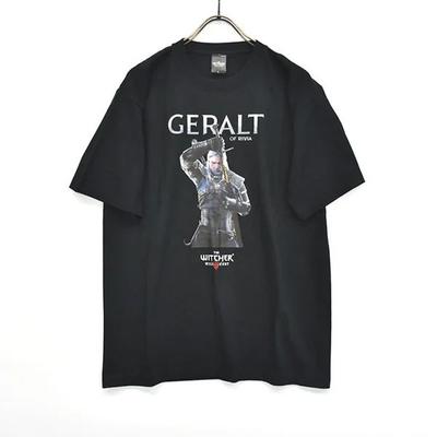 The Witcher 3 Wild Hunt TShirt Geralt Black Japan New