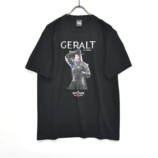 The Witcher 3 Wild Hunt TShirt Geralt Black Japan New