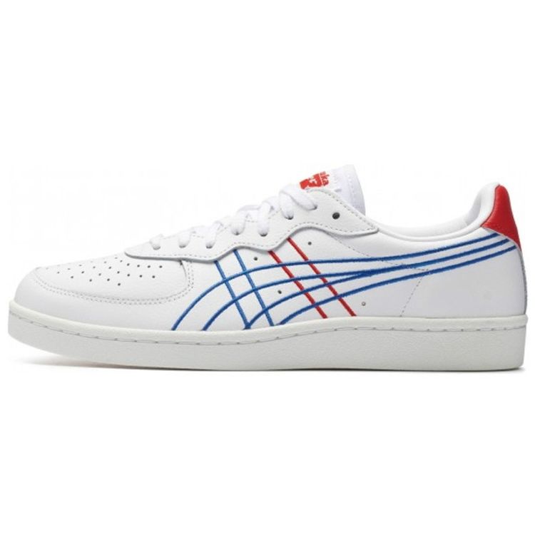 

ONITSUKA TIGER Gsm Sd Удобные Повседневные Нескользящие Прочные Низкие Кеды Унисекс Белый Синий Красный 1183A653-101 39.5