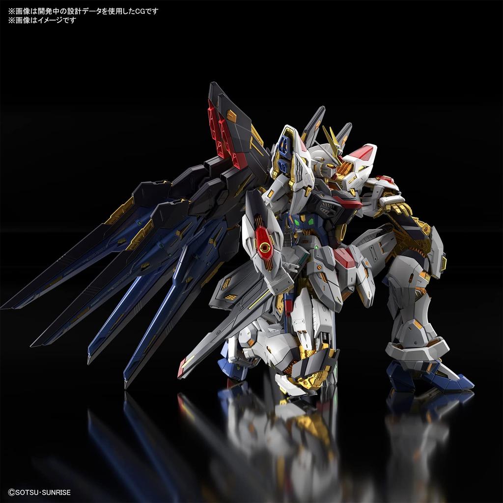 BANDAI SPIRITS MGEX Mobile Suit Gundam SEED DESTINY Strike Freedom Gundam 1/100 Scale Color-coded Plastic Model
