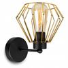 ELEGANT RETRO WALL LAMP WIRE GOLD LOFT