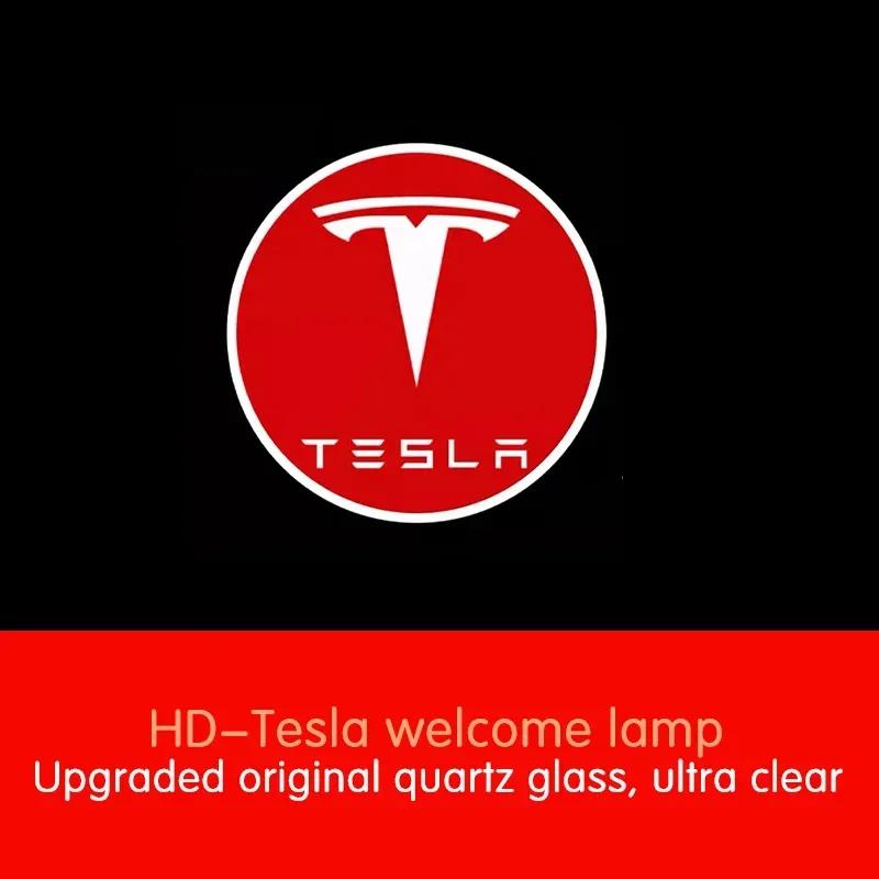 

Car Sticker 2025 New Tesla Tesla Model 3/Y Welcome Light Model X S Door Light LED Atmosphere Light Modification Accessories High 1 piece