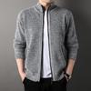 Men Cardigan Wool Sweater Autumn Winter Warm Sweater Jacket Korean Style Fashionable Casual Coat Men's Luxury Windbreaker 2026