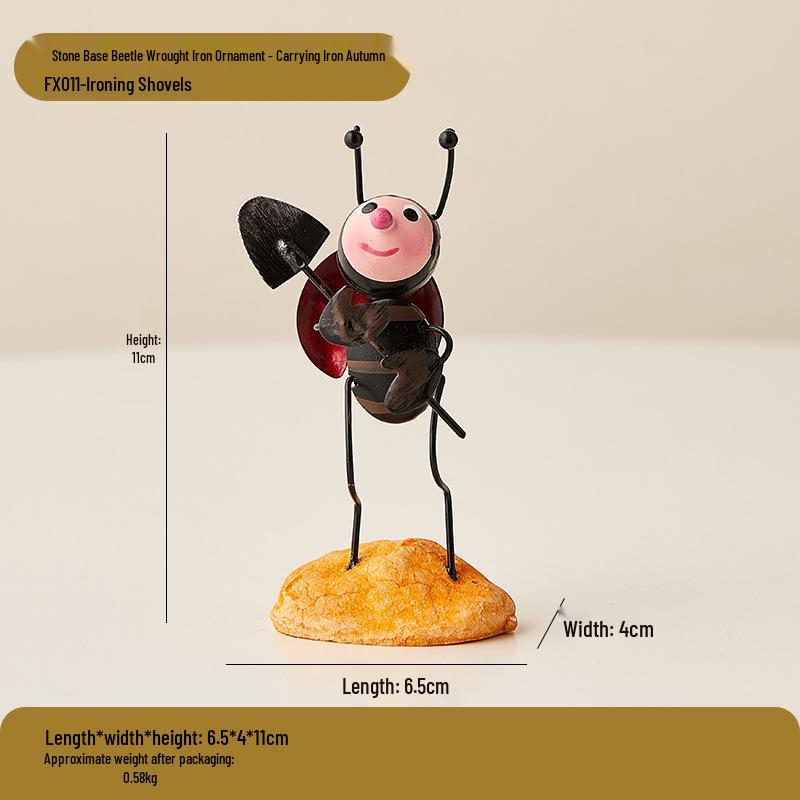 

Cute Beetle Desktop Ornament for Home or Office Decor, Gift for Kids