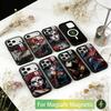 Mexikanisches Catrina Totenkopf Mädchen Handyhülle Für iPhone17,16,15,14,13,12,11 Plus,Pro Magnetisch Für Magsafe Kabelloses Laden