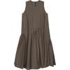 JNBY 2025 Summer Sleeveless A-Line Long Dress