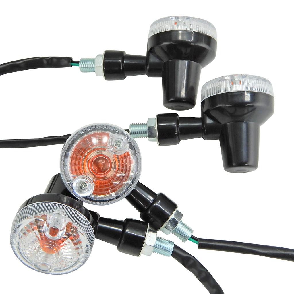 Ager Mini Small General Purpose GS Z2 Mini Moto Street American Clear x Black 4pcs