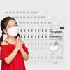 HANCOM LIFECARE O2Wear EasyPure Gelb Staubschutz Feinstaubmaske KF94 Klein Weiß 30 Stück