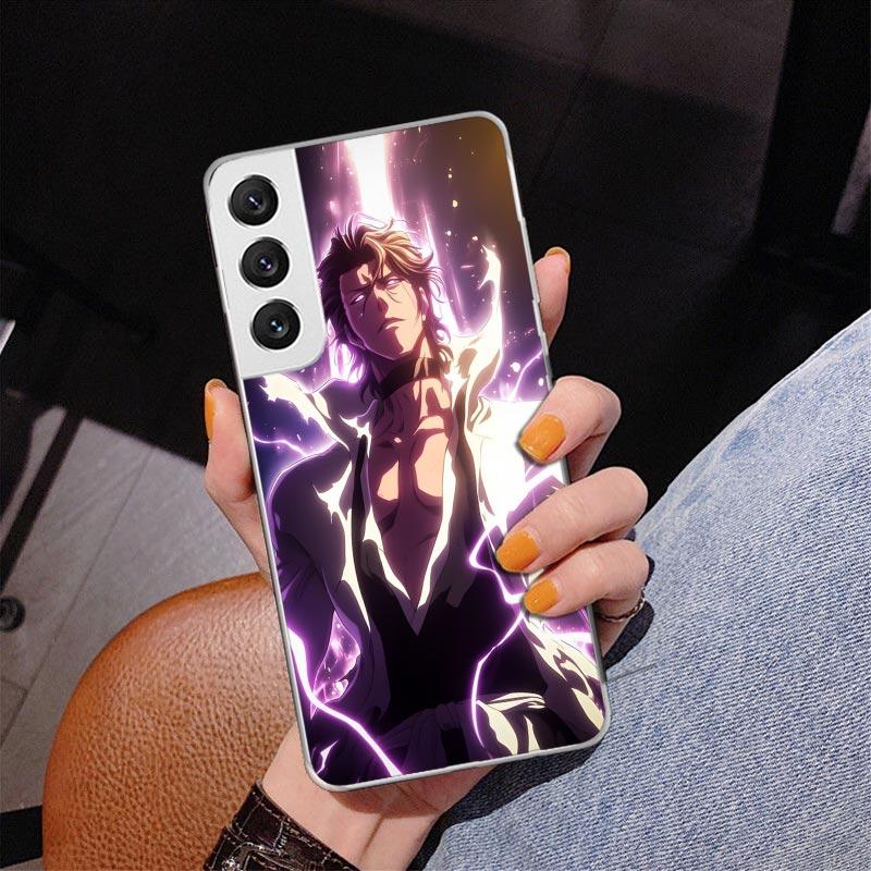 Aizen Sousuke Bleach Phnoe Case for Samsung Galaxy S26 S25 Edge S23 S24 Ultra S22 Plus S21 S20 FE Unique Cover Soft Coque Galaxy