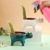 Cute Cat Succulent Flower Pot Desktop Placed Potted Container Decoration Cartoon Gift Balcony Plant Ceramic Cactus Flower Basin