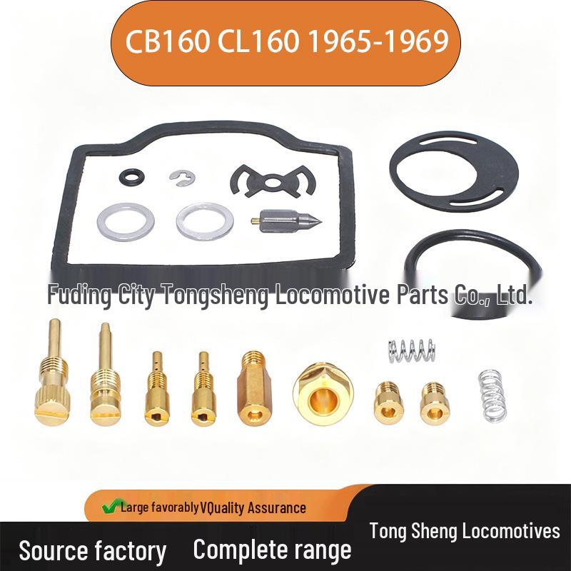 2-Piece Carburetor Repair Kit for Honda CB160/CL160 (1965-1969) Contact Customer Service