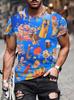 3D Printing Ice Cream Graphic Printed T-shirt Men Women Fashion Summer Crew Neck Short Sleeve Kids Trendy New Tee Shirts Tops