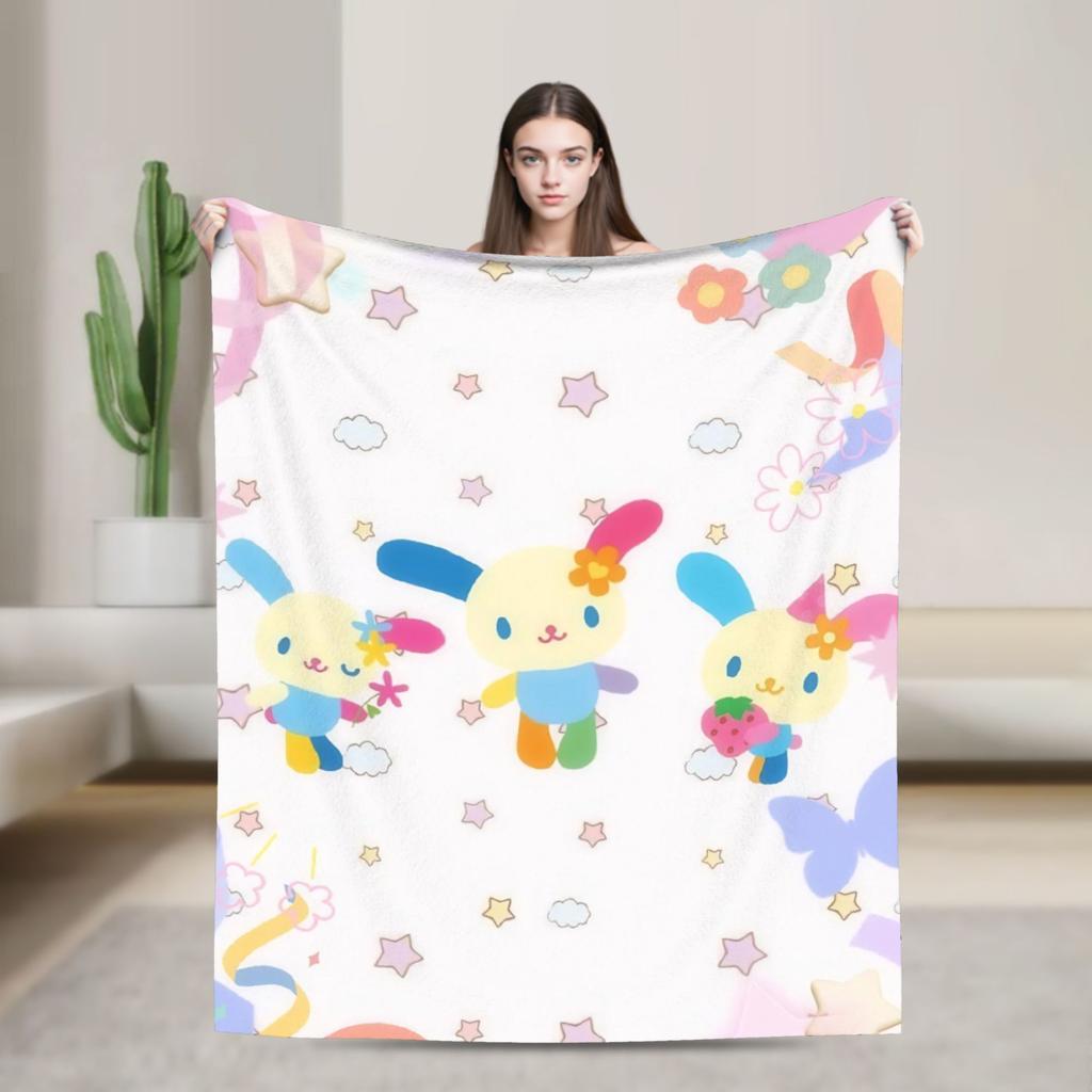 Usahana Cartoon Plush Blanket Kids Adult  Flannel Throw Blanket For Living Room Super Warm Custom  Quality Bedspread Gift Idea