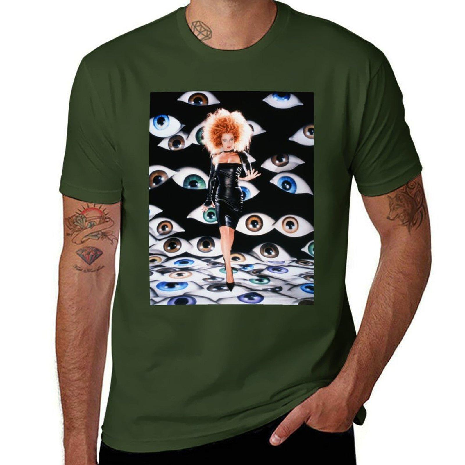 

Gillian Anderson x David LaChapelle Tshirt plus sizes sports fans sweat funny t shirts for men 4XL