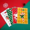 50pcs/100pcs Cookies Candies Pouches New Year Celebrate Tote Bags Party Pearlised Film Gift Packaging Random