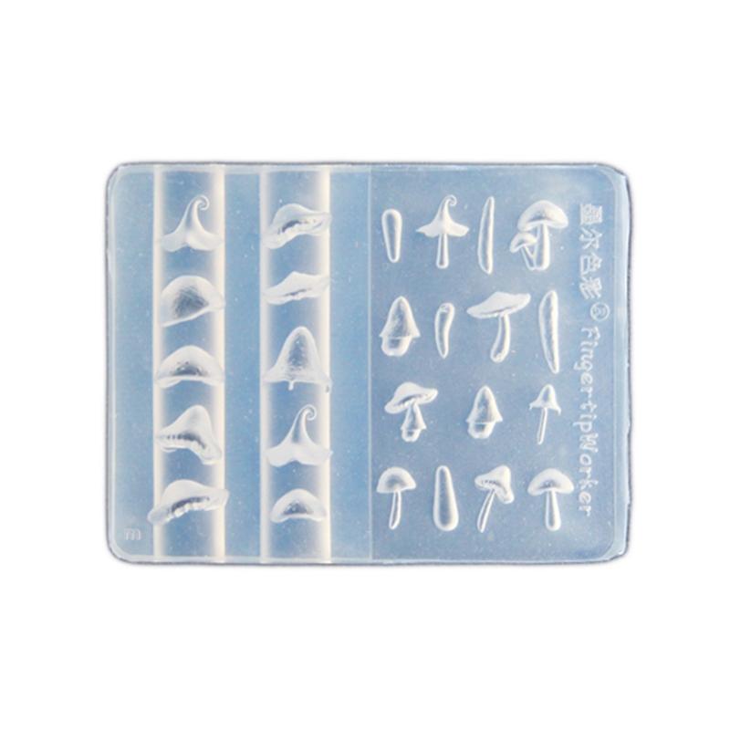 

Силиконовая форма для нейл-арта, грибовидная форма для маникюра для профессиональных мастеров маникюра и любителей ювелирных изделий 1