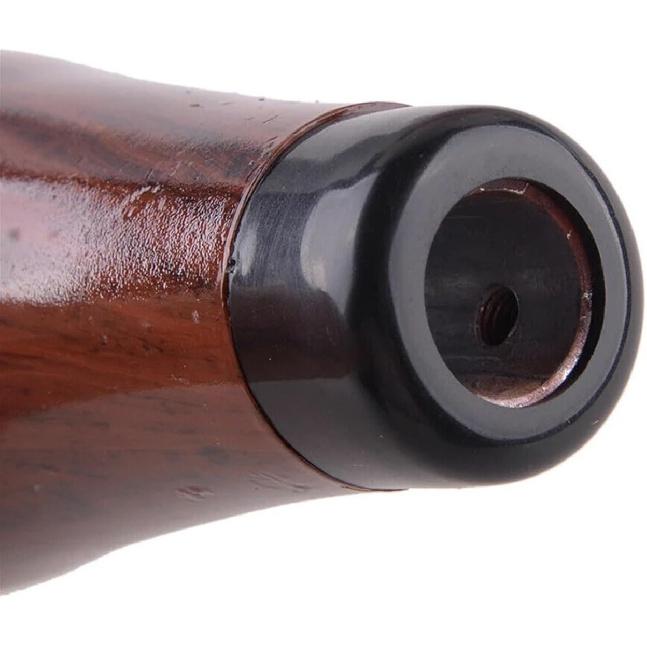[Replacement] Universal Walnut Wood Grain Car Gear Shift Knob Head Shifter Lever Stick Knob Sleeves with L Tool Interior Accessories