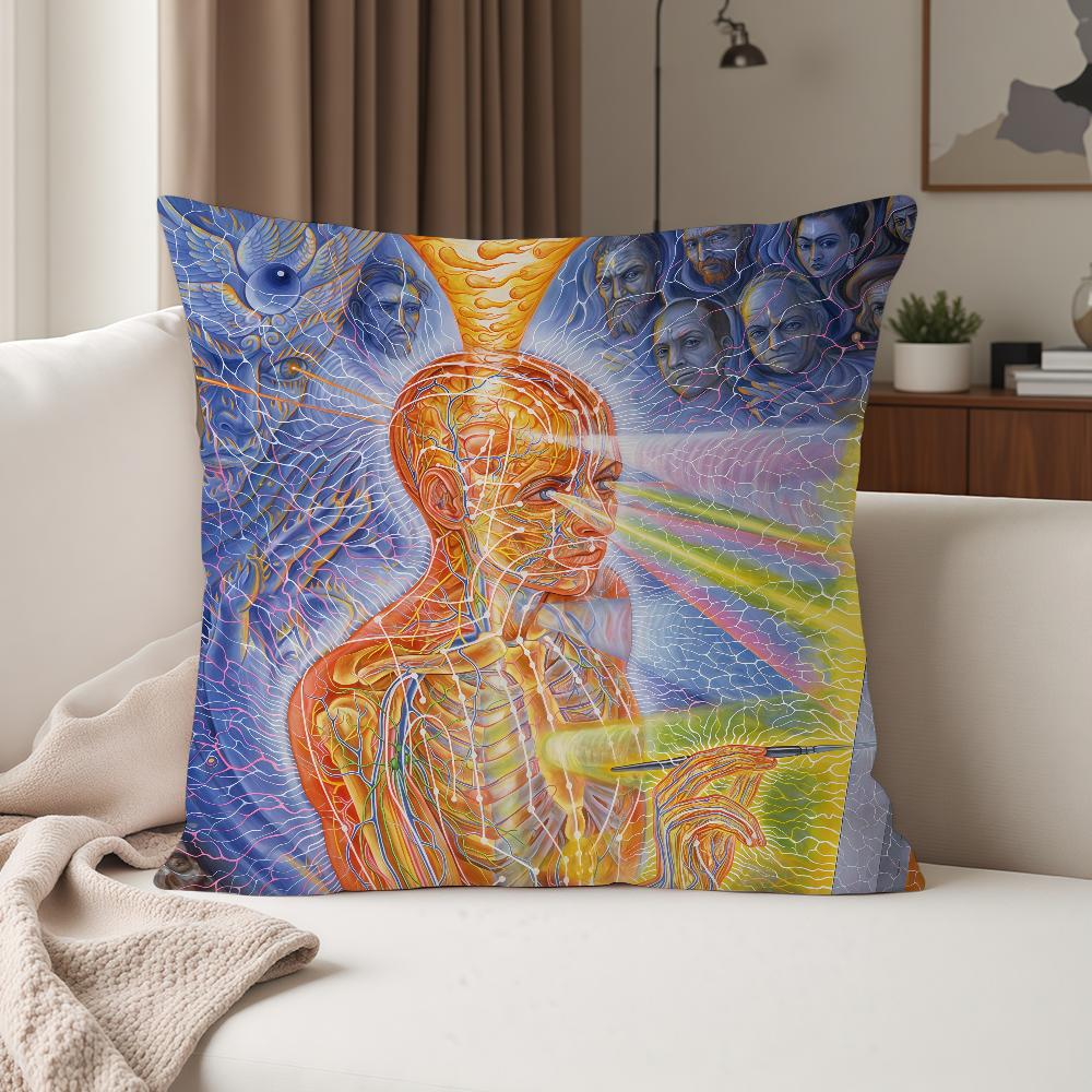 Art AAlex GGrey Pillow Case Suitable For Bedrooms Living Rooms Cars Home Decoration
