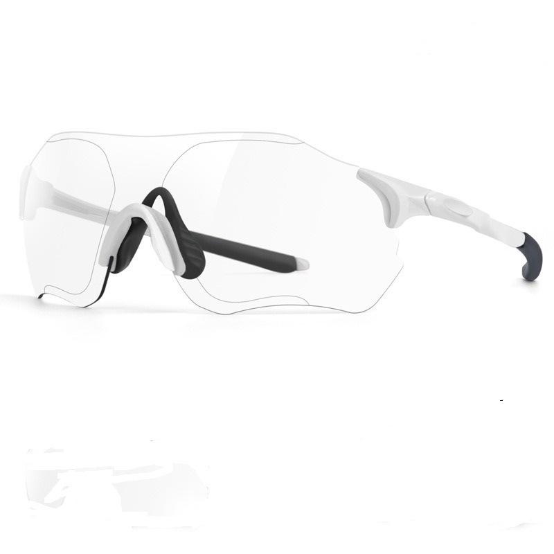 Sports cycling glasses, outdoor goggles, photochromic, windproof, suitable for day and night use, for sports, running, and cycling