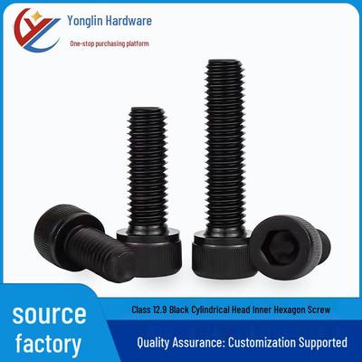 12.9 Black High-Strength Inner Hex Socket Head Cap Screws