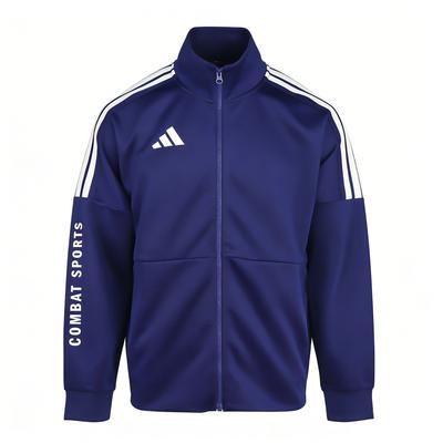 Klassische Vielseitige Retro Drei-Streifen Jacke Unisex Jacke Blau TR02NHJCS1-DBW
