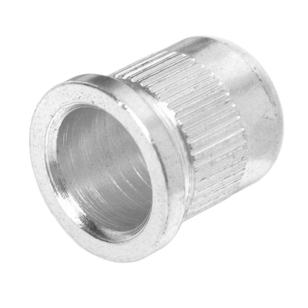 8PCS Guitar String Ferrule Alloy Compact Bass Through Body Buckle for Replacement