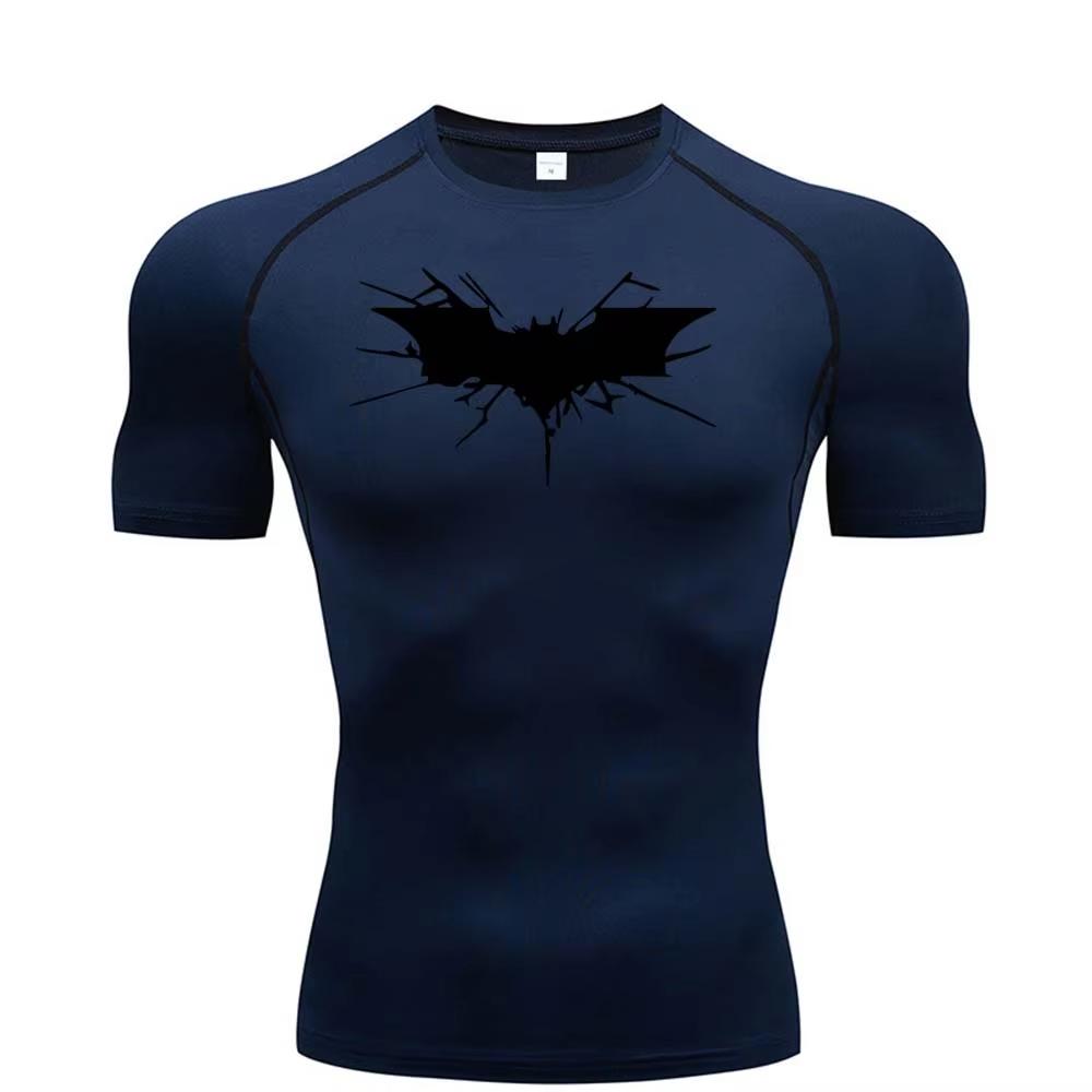 Art Bat Compression Shirt Men's Sprint Step T-shirt Fitness Sport Top Quick Dry Fitness Sportswear Bodybuilding Clothing RL00101
