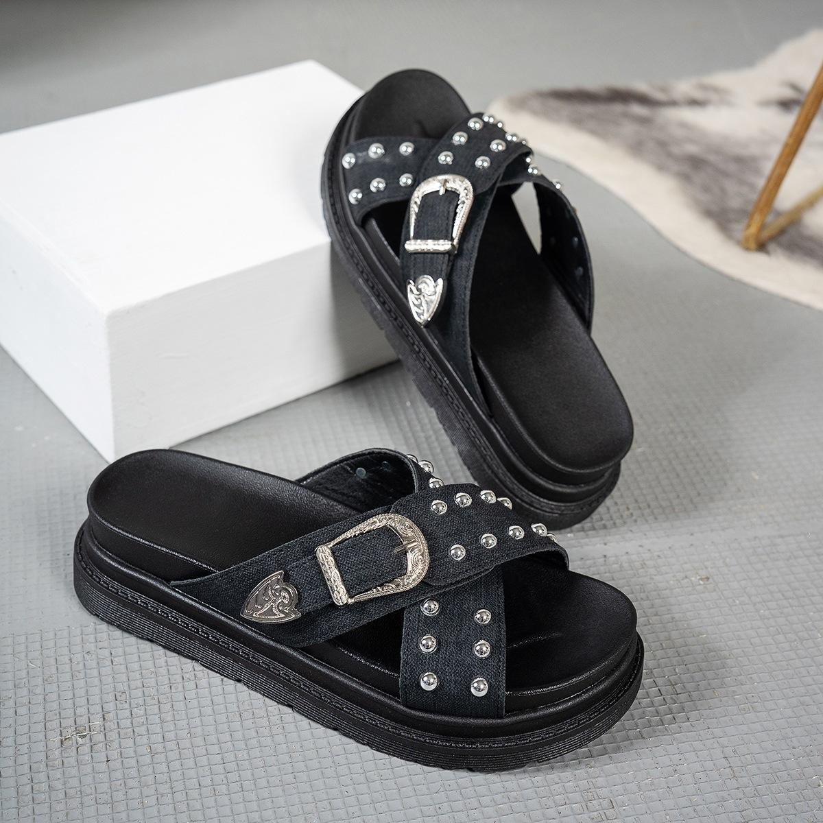 Women s Platform Shoes, Sandals, Casual Shoes, Slippers 35 чёрный