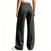 Women's Casual High Waist Wide Leg Stretchy Sweatpants with Pockets for Workout and