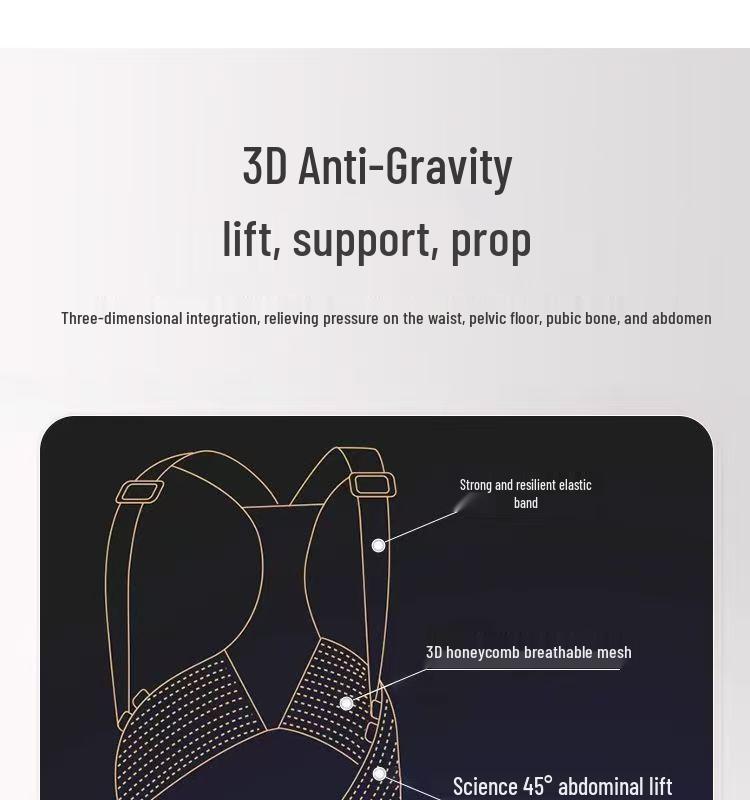 Verstellbarer Atmungsaktiver Mutterschaftsstützgürtel für Pränatale Bauchstütze