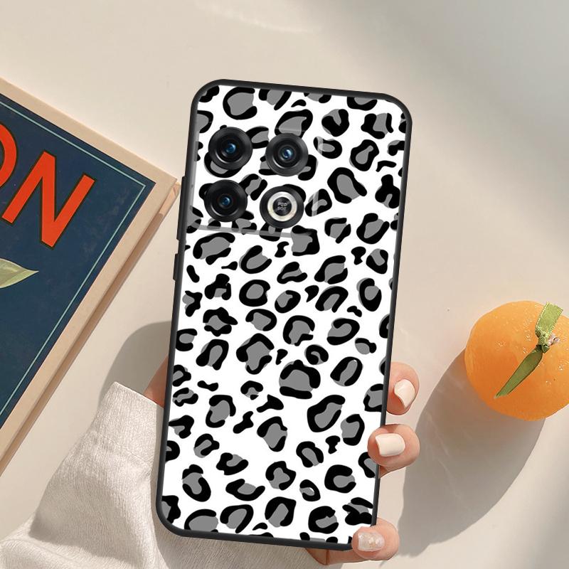 Coque Animale Colorée à Motif Léopard Pour OnePlus 12R 13R 13T 10R 15 13 12 11 10T 8T Nord CE 4 3 2 Lite N20 N30 Nord 5 Cover