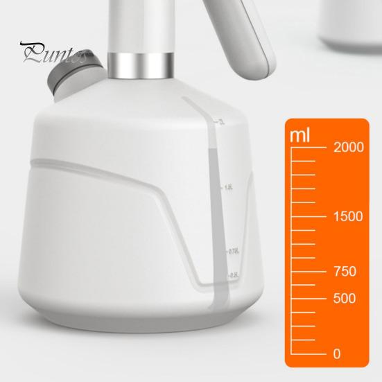 2L Electric Spray Bottle USB Rechargeable Garden Sprayer with Adjustable Nozzle Multi-function Spray Bottle with Battery Indicator for Watering