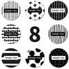 100-500pcs Black & White Thank You Stickers for Small Business Seal Labels DIY Handmade Labels 8 Designs Stationery Stickers