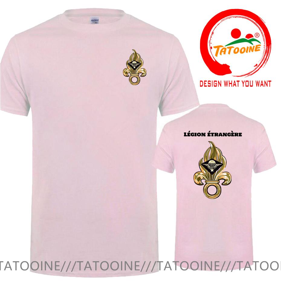T-shirt Simbolo Legione Straniera Francese Per Uomo Francia Lgion Trangre Logo Tshirt Nuova Moda Estiva Maglietta Casual Camiseta